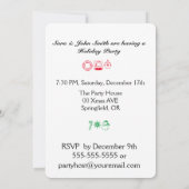 Hawaiian Gingerbread Cookies und Candy 2.0 Einladung (Rückseite)