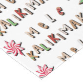 Hawaiian Gingerbread Cookies und Candy Kurzer Tischläufer (Ecke)