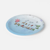 Hawaiian Gingerbread Cookies und Candy Pappteller (Schrägansicht)