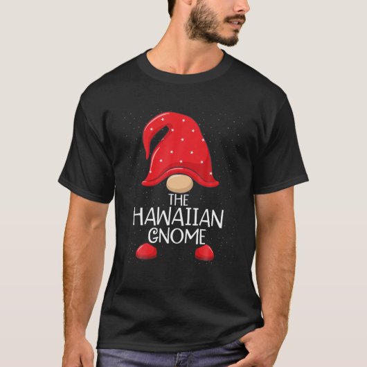 Hawaiian Gnome Matching Family Group Christmas Par T-Shirt (Vorderseite)