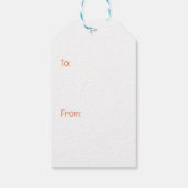 Hawaiian Goldendoodle Dogs Flower Lei Geschenkanhänger (Rückseite)