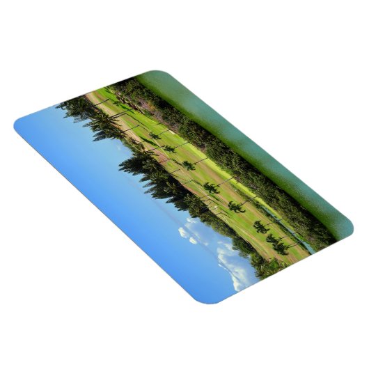 Hawaiian Golf Course Foto Magnet (Rechte Seite)