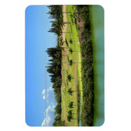 Hawaiian Golf Course Foto Magnet
