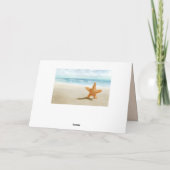 Hawaiian Happy Birthday Karte (Rückseite)