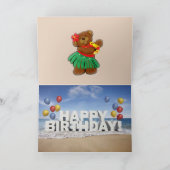 Hawaiian Happy Birthday Karte (Innenseite)