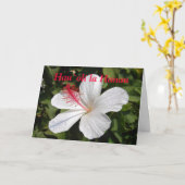 Hawaiian Happy Birthday Karte (Gelbe Blume)