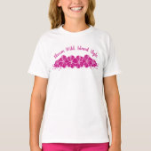 Hawaiian Hibiskus Blume-Bloom Wild Island Style T-Shirt (Vorderseite)
