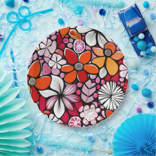 Hawaiian Holiday Pappteller (Party)