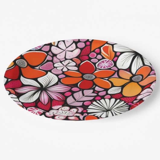 Hawaiian Holiday Pappteller (Schrägansicht)