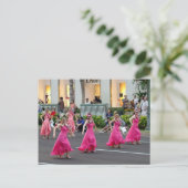 Hawaiian Holiday Parade Postkarte (Stehend Vorderseite)