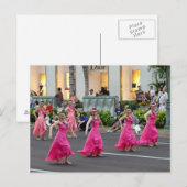 Hawaiian Holiday Parade Postkarte (Vorne/Hinten)