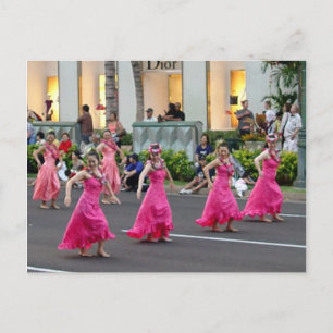 Hawaiian Holiday Parade Postkarte