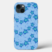 Hawaiian Honu Hibiskus Sea Turtles Case-Mate iPhone Hülle (Rückseite)