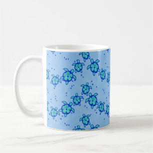 Hawaiian Honu Hibiskus Sea Turtles Kaffeetasse