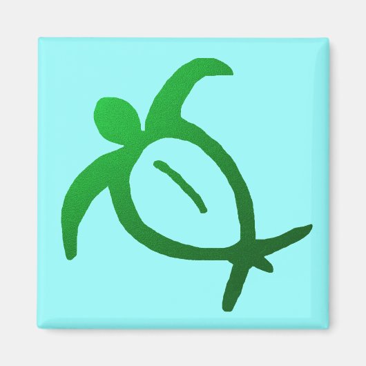 Hawaiian Honu Petroglyph - Magnet (Vorne)