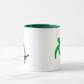 Hawaiian Honu Petroglyph - Mug Tasse (Zentrum)