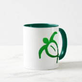 Hawaiian Honu Petroglyph - Mug Tasse (VorderseiteRechts)