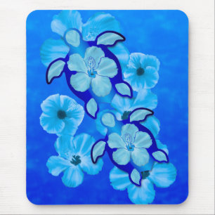 Hawaiian Honu Sea Turtles Mousepad