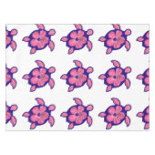 Hawaiian Honu Turtle und Hibiskus Tischdecke (Vorderseite (Horizontal))