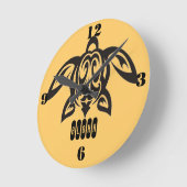 Hawaiian Honu Wall Clock Runde Wanduhr (Winkel)