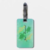 Hawaiian Honu Wedding Gepäckanhänger (Rückseite vertikal)