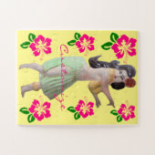 Hawaiian Hula Dancer Hibisken Thunder_Cove Puzzle (Horizontal)