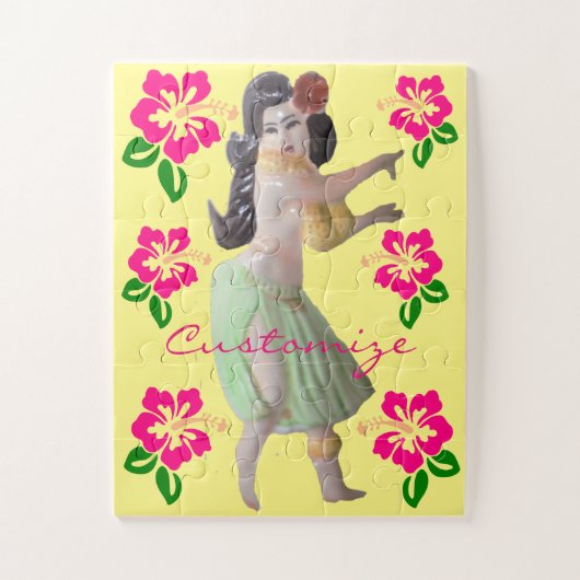 Hawaiian Hula Dancer Hibisken Thunder_Cove Puzzle (Vertikal)