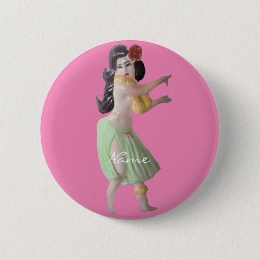 Hawaiian Hula Dancer Thunder_Cove Button (Vorderseite)