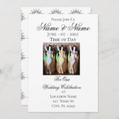 Hawaiian Hula Dancer Thunder_Cove Einladung (Vorne/Hinten)