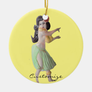 Hawaiian Hula Dancer Thunder_Cove Keramik Ornament