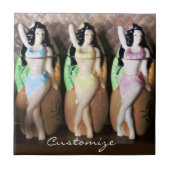 Hawaiian Hula Dancers Thunder_Cove Fliese (Vorderseite)