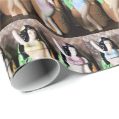 Hawaiian Hula Dancers Thunder_Cove Geschenkpapier (Rolleneckpunkt)