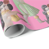 Hawaiian Hula Dancers Thunder_Cove Geschenkpapier (Rolleneckpunkt)