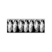 Hawaiian Hula Dancers Thunder_Cove Gummistempel (Prägung)