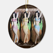 Hawaiian Hula Dancers Thunder_Cove Keramik Ornament (Links)