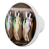 Hawaiian Hula Dancers Thunder_Cove Keramikknauf (Rechts)