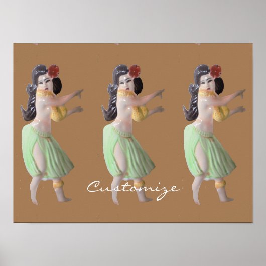 Hawaiian Hula Dancers Thunder_Cove Poster (Vorne)