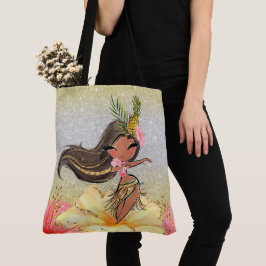 Hawaiian Hula Girl Tasche sehen zurück