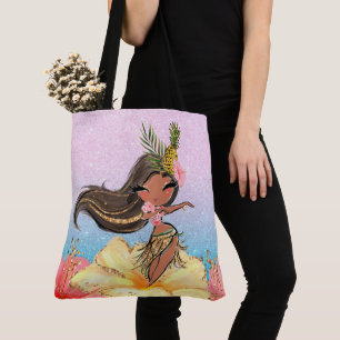 Hawaiian Hula Girl Tasche sehen zurück