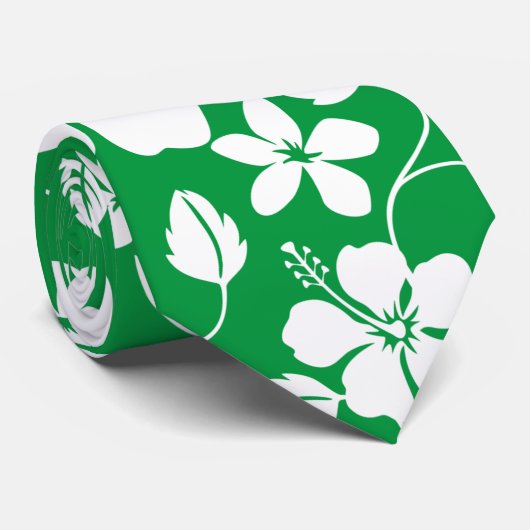 HAWAIIAN HULA (GRÜNE) KRAWATTE (Gerollt)