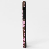 HAWAIIAN HULA (HIBISCUS) BROWN/PINK Case-Mate iPhone HÜLLE (Hinten/Links)
