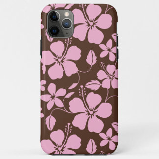 HAWAIIAN HULA (HIBISCUS) BROWN/PINK Case-Mate iPhone HÜLLE