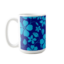 HAWAIIAN HULA (HIBISCUS) DUNKELBLAU/HELLBLAU