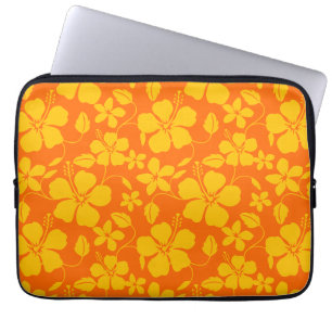 HAWAIIAN HULA (HIBISCUS) ORANGE MIX LAPTOPSCHUTZHÜLLE