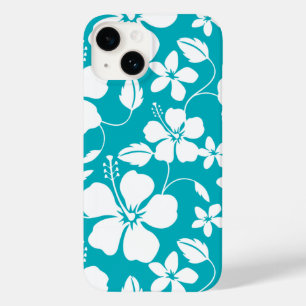 HAWAIIAN HULA (HIBISKUS) AQUAMARIN Case-Mate iPhone 14 HÜLLE