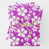 HAWAIIAN HULA (HIBISKUS) BERRY GESCHENKPAPIER SET (Beispiel)