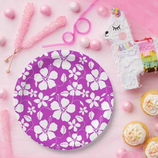 HAWAIIAN HULA (HIBISKUS) BERRY PAPPTELLER (Party)