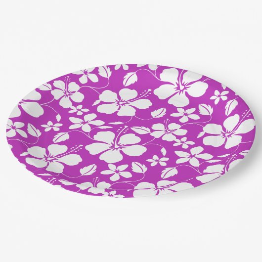 HAWAIIAN HULA (HIBISKUS) BERRY PAPPTELLER (Schrägansicht)