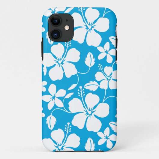 HAWAIIAN HULA (HIBISKUS) BLAU Case-Mate iPhone HÜLLE (Rückseite)