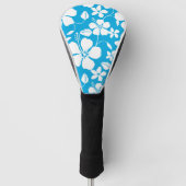 HAWAIIAN HULA (HIBISKUS) BLAU GOLF HEADCOVER (Vorderseite)